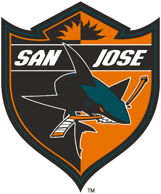 San Jose Sharks 2008 Alternate Logo fabric transfer version 2